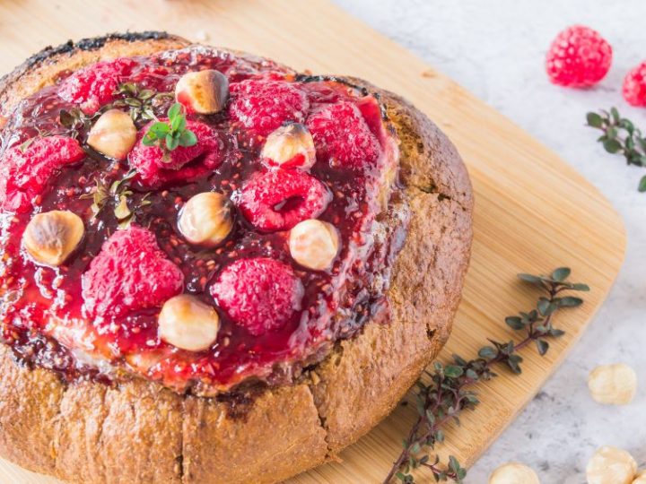 Image for Enjoy this yummy Raspberry Baked Brie with Jam