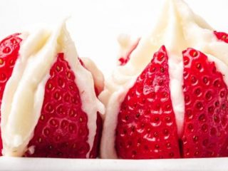 Image for Want something a bit more involved? Make these delicious but still easy Cheesecake Stuffed Strawberries