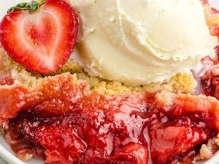 Image for Make and enjoy Strawberry Cobbler