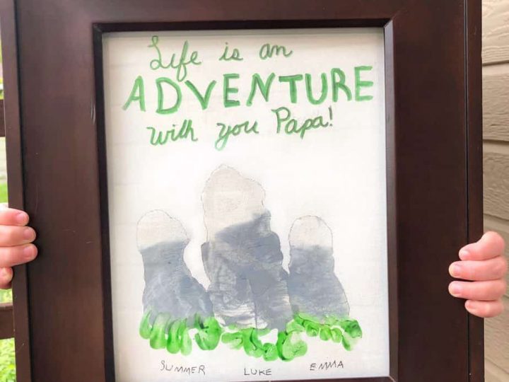 Image for Make this Mountain Footprint Craft
