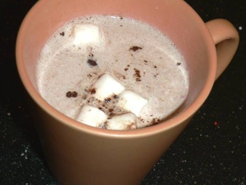 Image for Make and Enjoy These White Chocolate Hot Cocoa Bombs