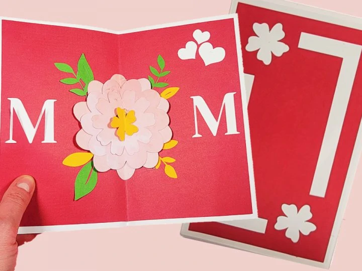 Easy Pop Up Flower Card Tutorial