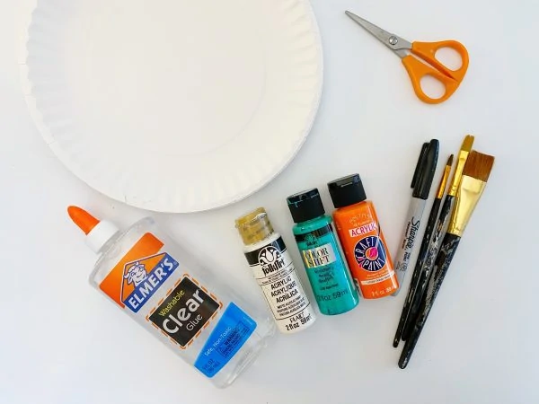 supplies to make a fish craft for preschool aged kids