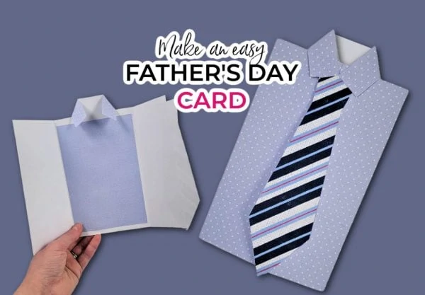 Download Easy Shirt And Tie Card Best Father S Day Card To Make With Free Svg And Pdf Analytical Mommy Llc