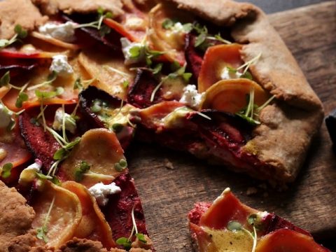 Image for Healthy Beet Galette with Goat Cheese