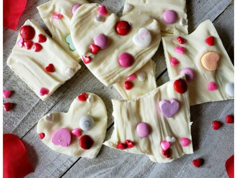 Image for Easy Valentine White Chocolate Bark