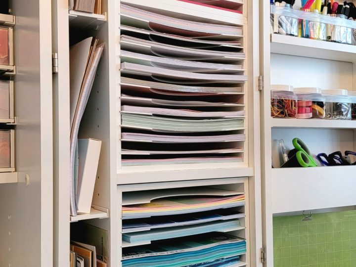 A paper organizer in a dreambox - it's the best gifts for craft room