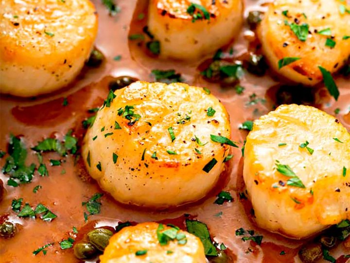 Image for Seared Scallops with Lemon Garlic Butter Sauce