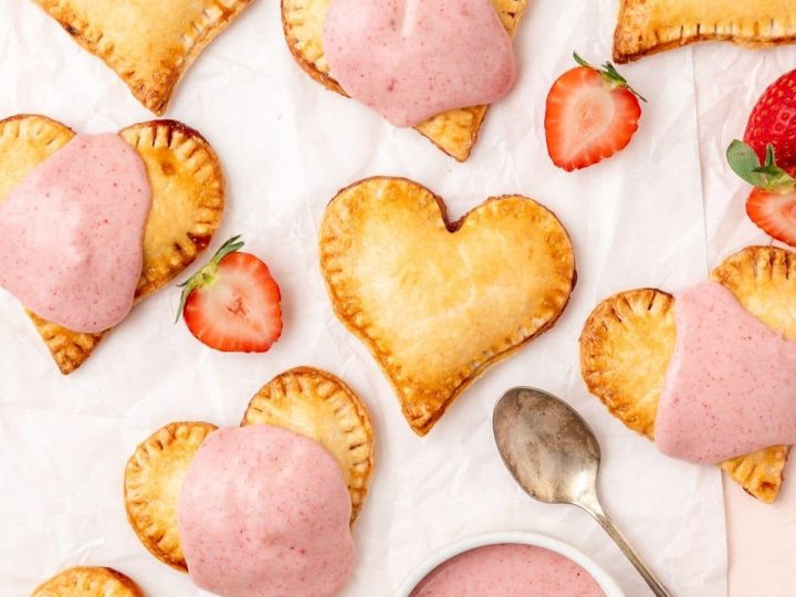 Image for Heart Shaped Strawberry Hand Pies Recipe ~ Barley & Sage