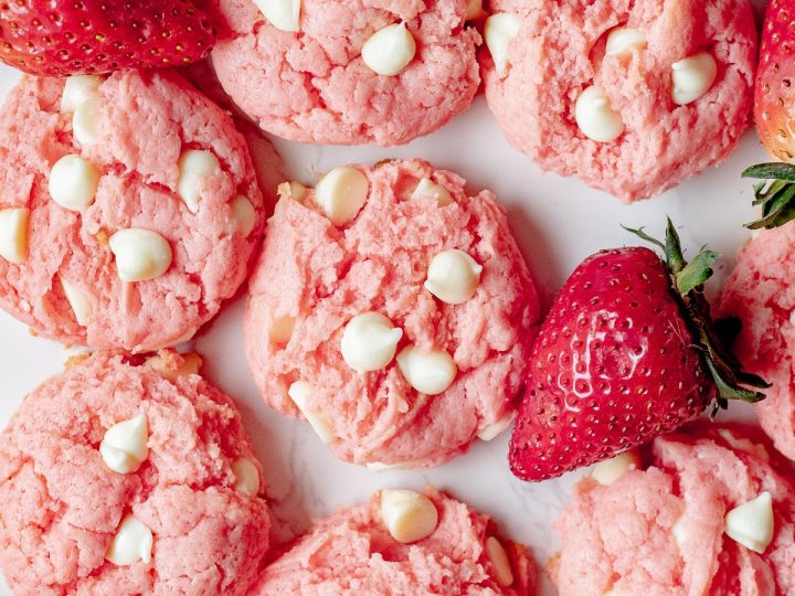 Image for Strawberry Cheesecake Cookies from Cake Mix